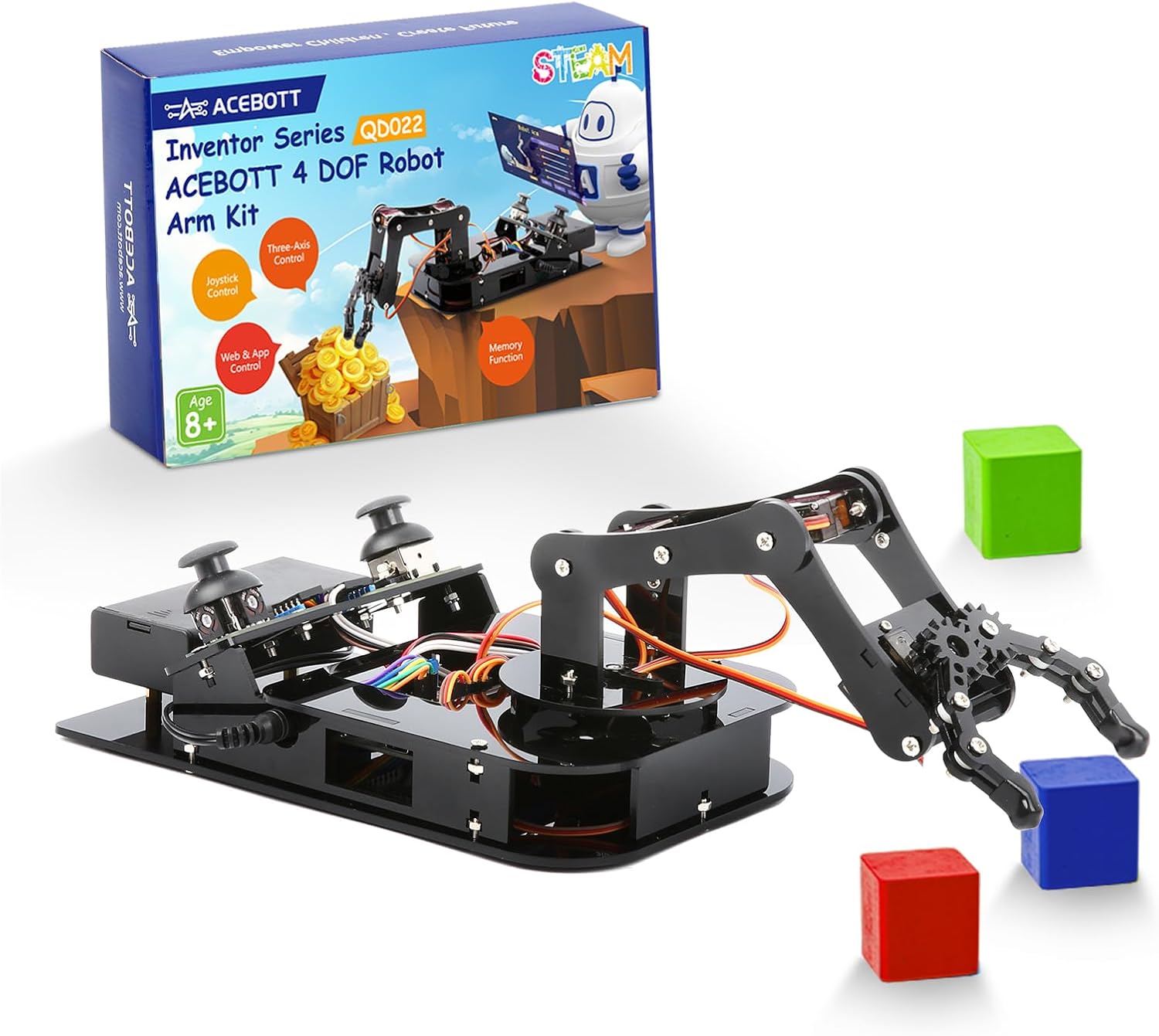 joystick-gesteuertes 4dof kletterarm-kit acryl — фото 6