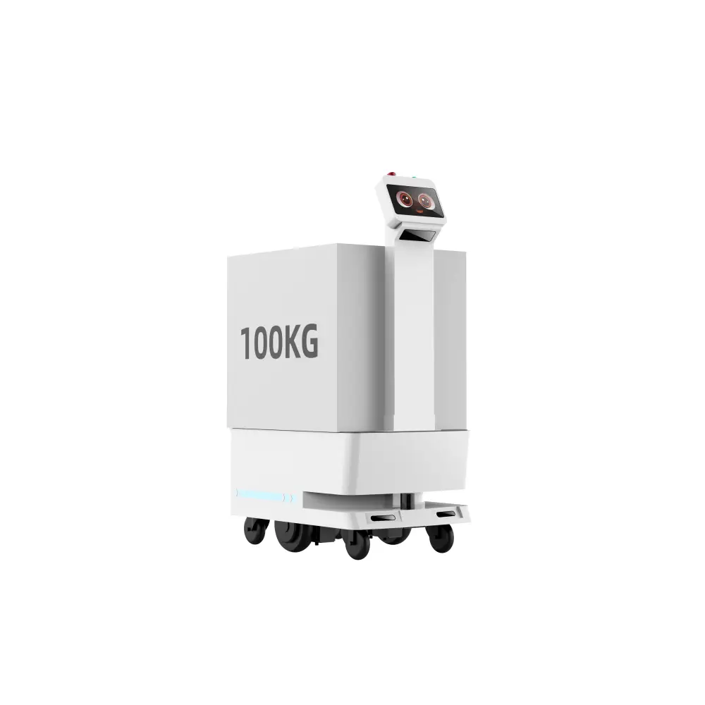 Робот ATEAGO ATEAGO ROBOTIKS S4P ROS AI Robot Carrier 100 KG Payload AGV Logistics Chassis Transport Base Mobile Delivery