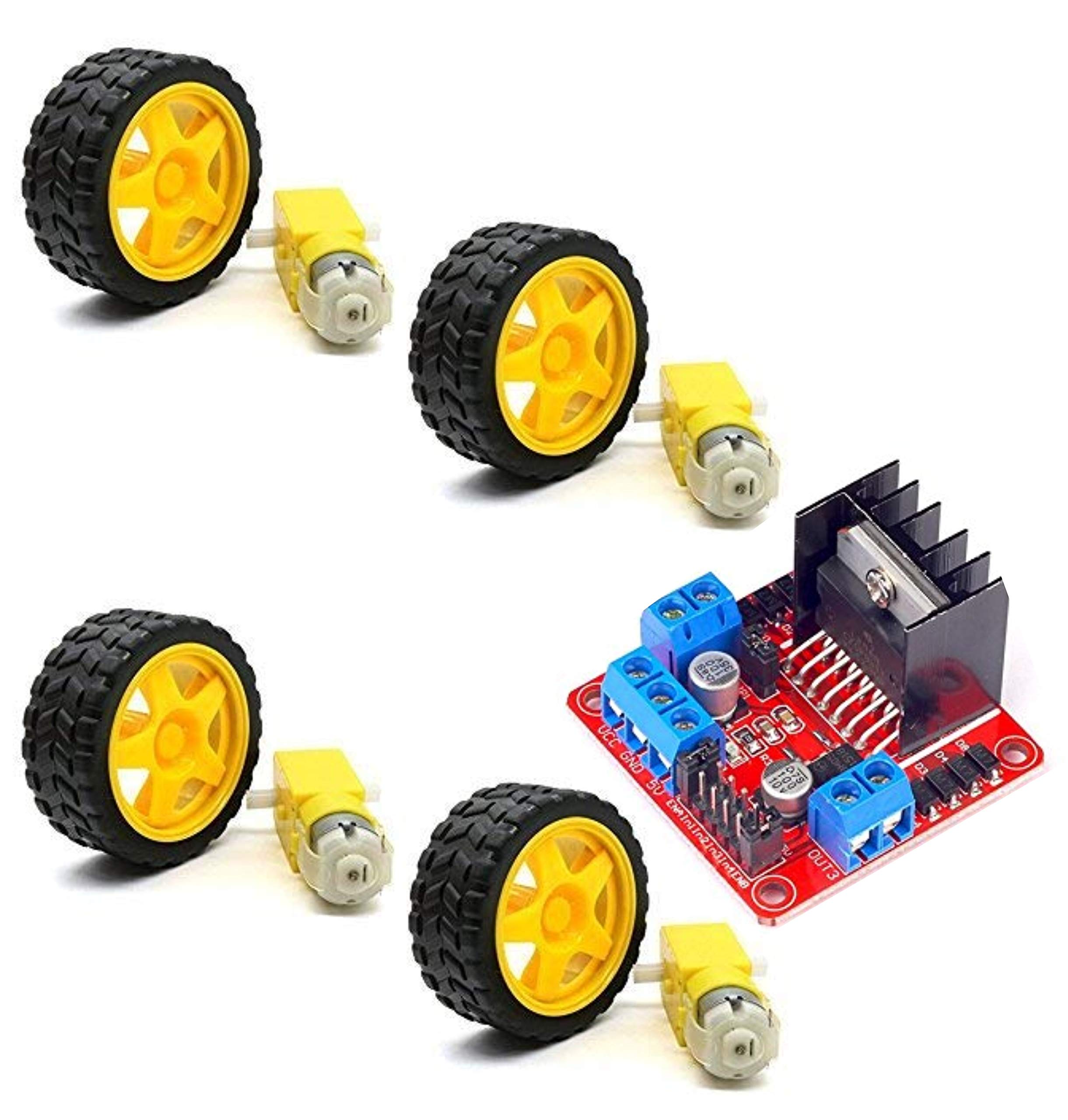 diy auto-chassis-kit mit dc-motor — фото 5