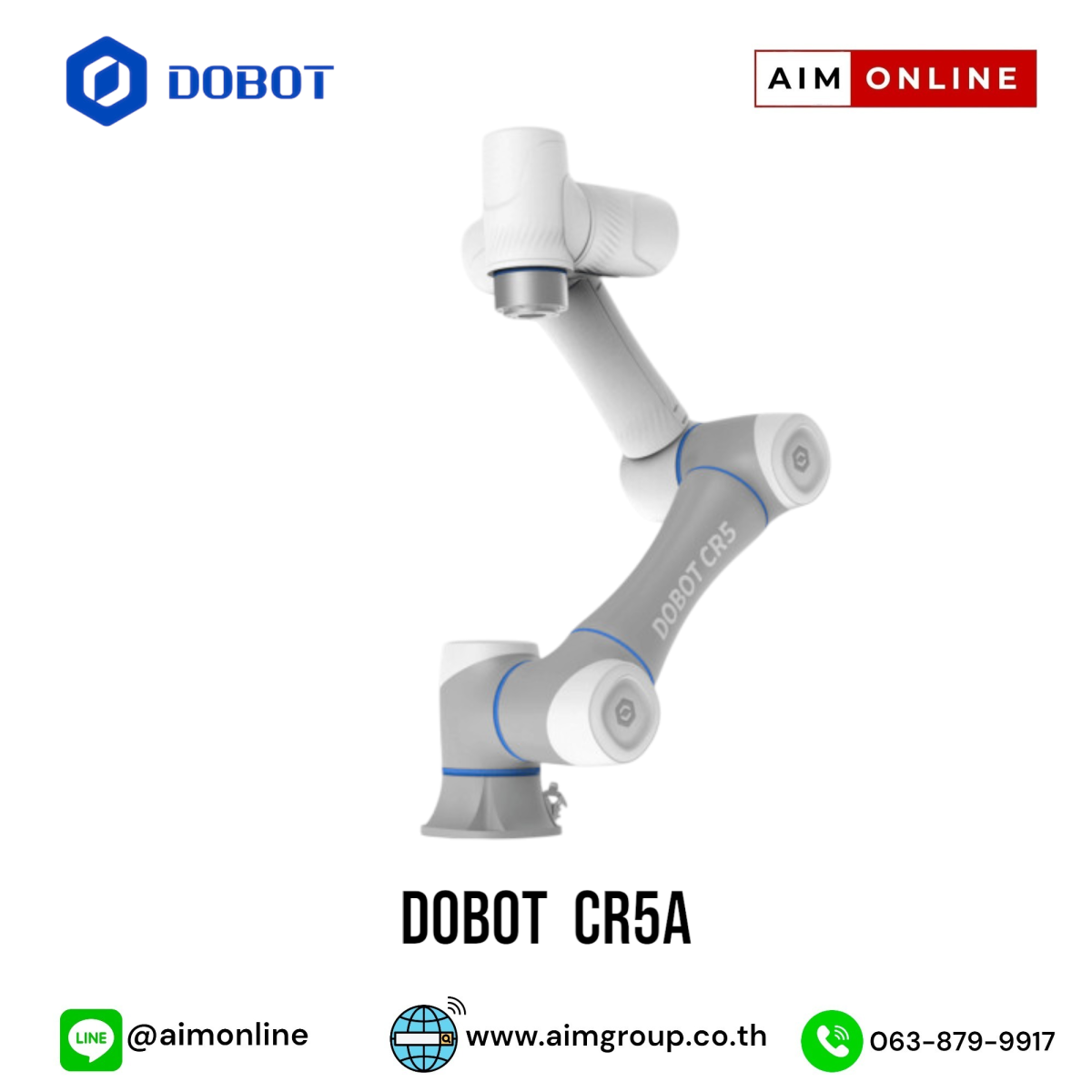 DOBOT CR5A 6-Axis Collaborative Robot Arm (5kg / 900mm) — фото 3
