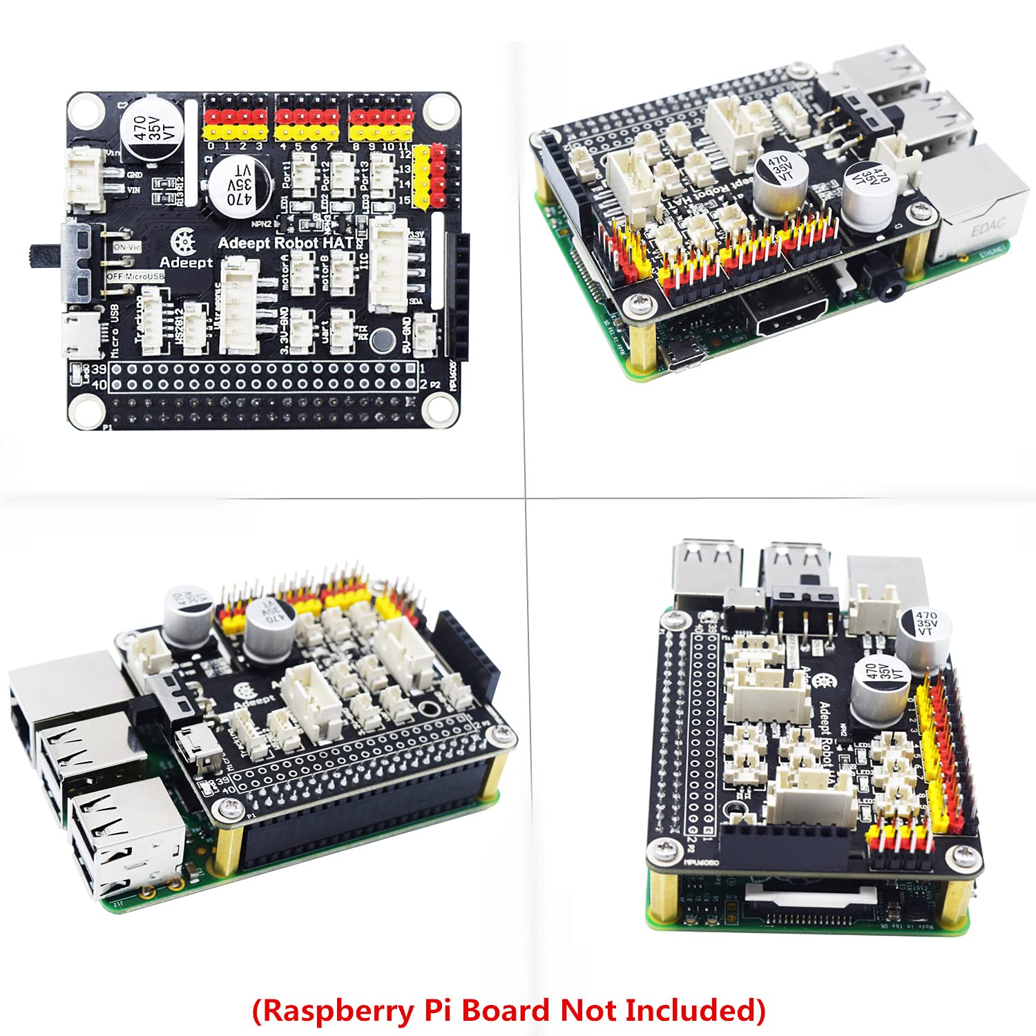 3-in-1-autokit fuer raspberry pi pi 4 3 modell b b — фото 6