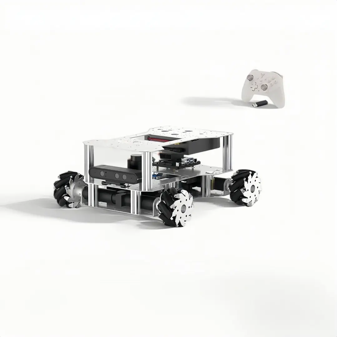 Researchbot：Embodied AI ROS2 Mobile Robot Platform with LLM, LiDAR SLAM, Semantic Navigation（MEC-Premium Oscillating Axle Suspension-Orin Nano Super -8GB-PRO) — фото 2