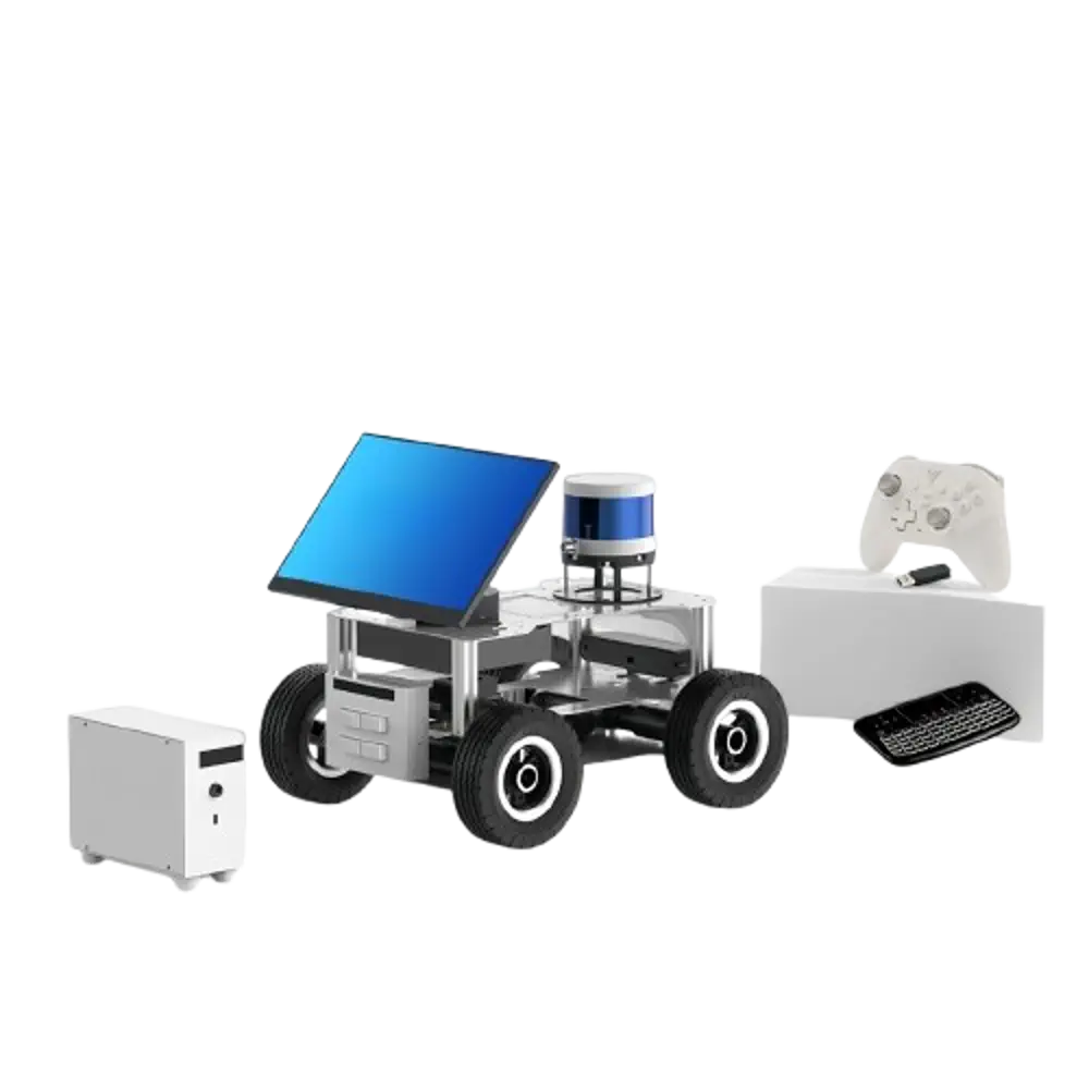 Робот LucSys Robotics Researchbot：Embodied AI ROS2 Mobile Robot Platform with LLM, LiDAR SLAM, Semantic Navigation（4WD-Premium Oscillating Axle Suspension-Orin NX Super -16GB-Ultra)