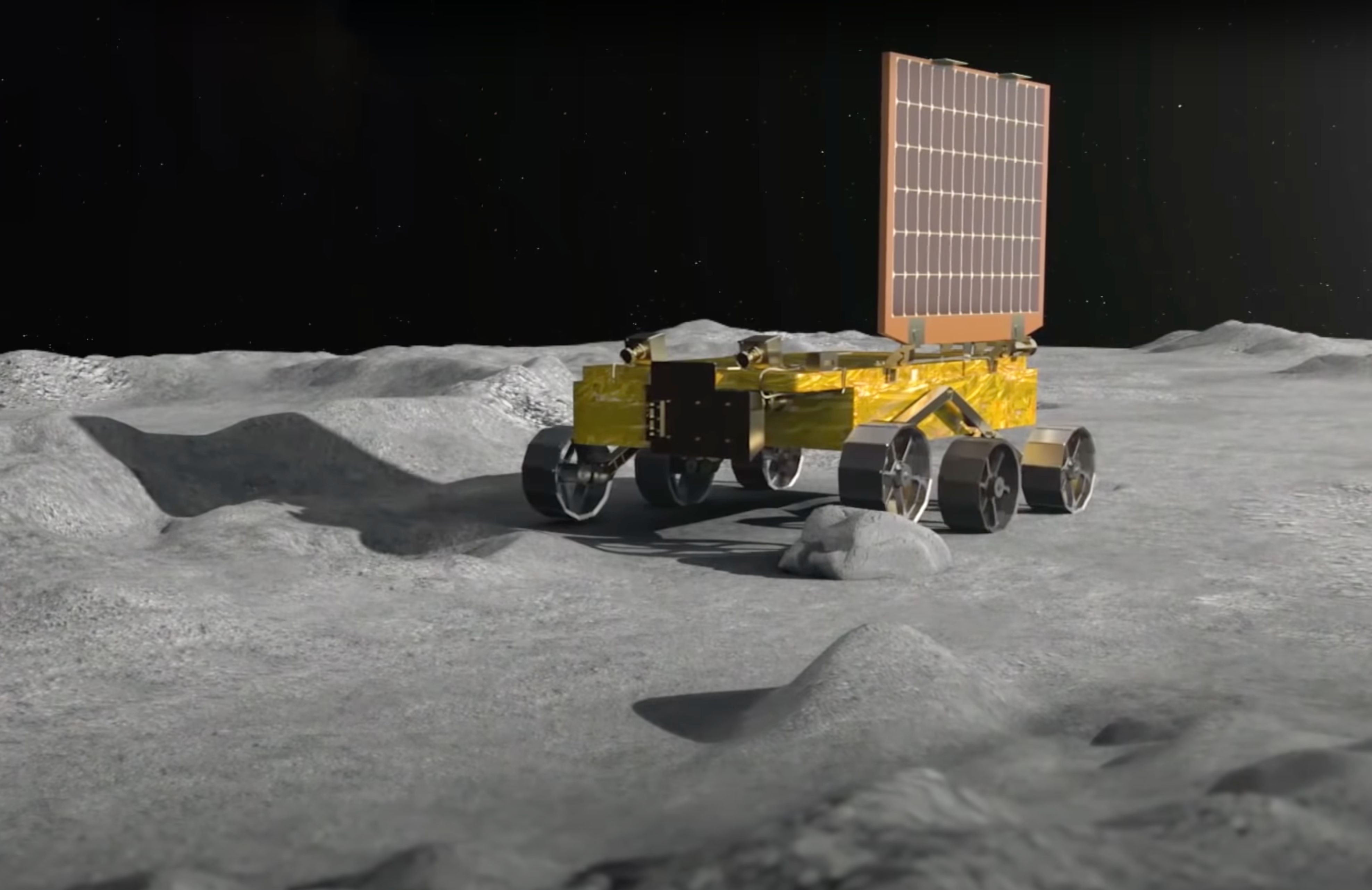 Робот ISRO Chandrayaan-3 Pragyan