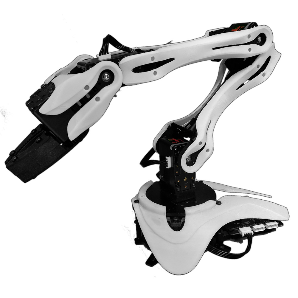 Modular 4 DOF Robot Arm- Open Loop (Carbon Fiber) — фото 5