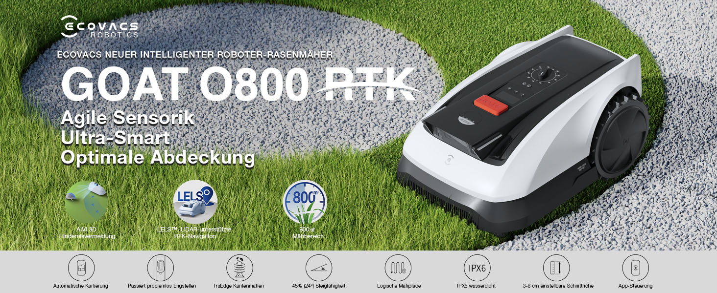 maehroboter goat o800 rtk 800 m — фото 2