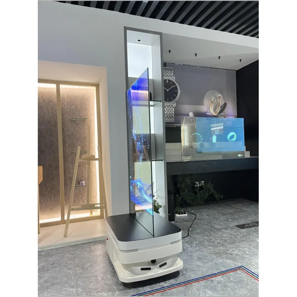 ATEAGO A1 ROS AI Advertising Robot AGV Self-Driving OLED LCD Display Mobile Base Marketing Promotion — фото 3