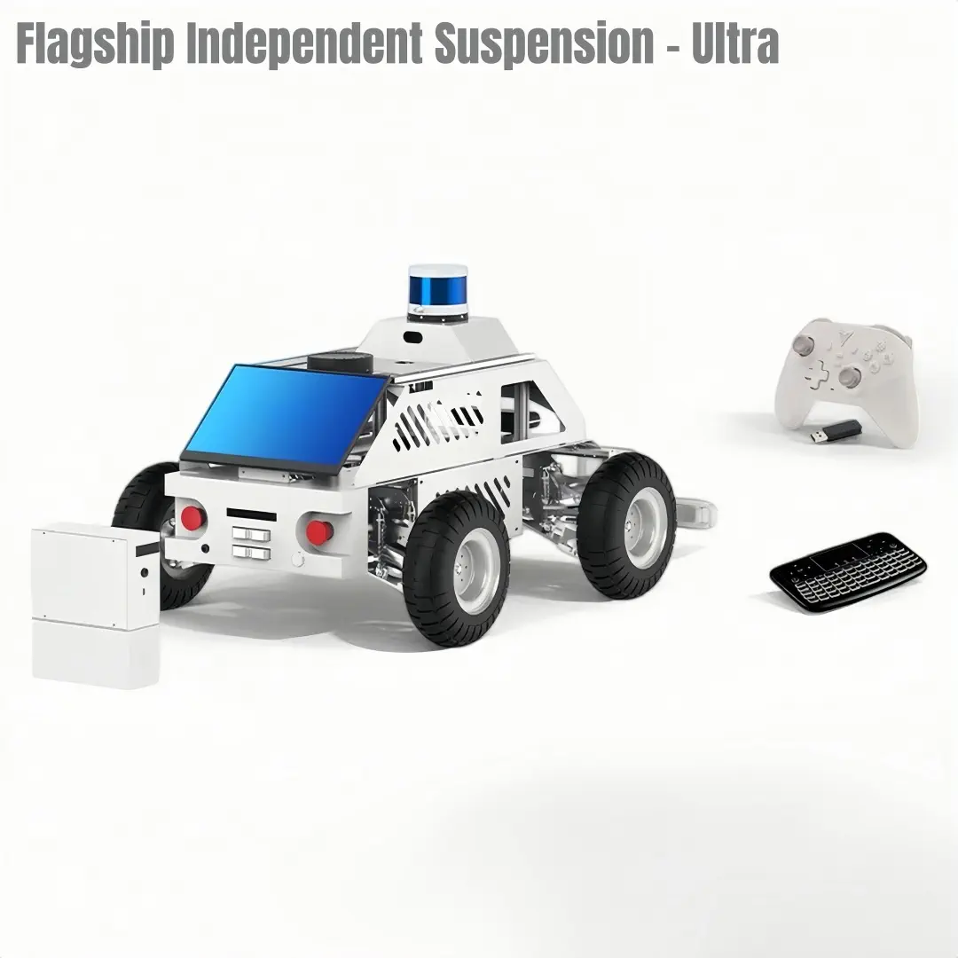 Researchbot：Embodied AI ROS2 Mobile Robot Platform with LLM, LiDAR SLAM, Semantic Navigation（ACM-Flagship Independent Suspension-Orin NX Super -16GB-Ultra) — фото 2