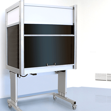 Робот Ingenieurbüro Köckemann Engineering Office Köckemann CE-Paket - Light robot in a cell with conveyor