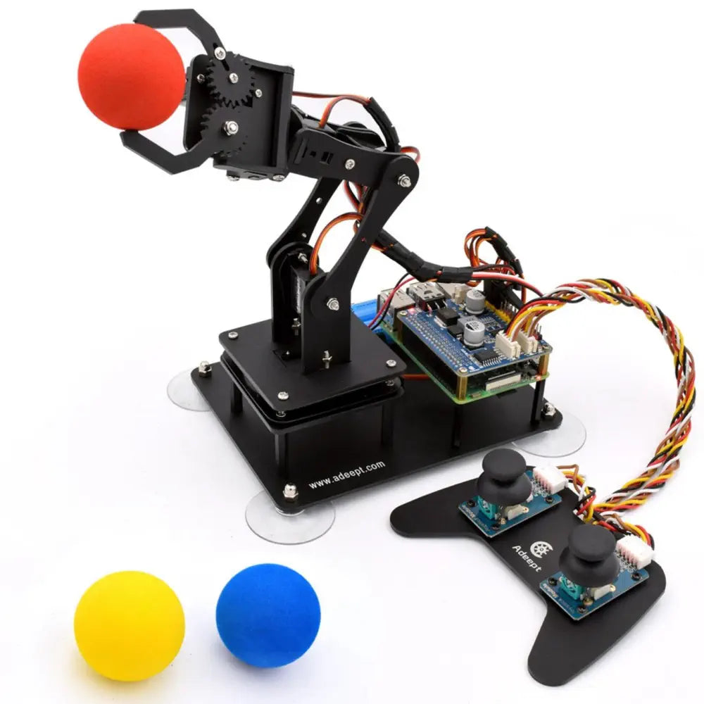 Робот Adeept Adeept 5-DOF Programmable Robotic Arm Black Kit for Raspberry Pi