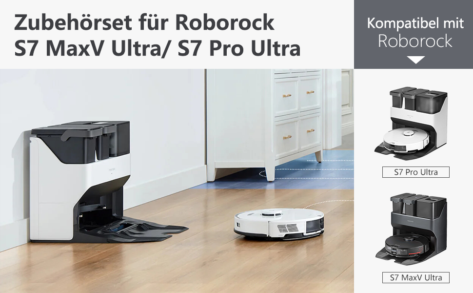 Roborock S7 Max Ultra Schwarz Upgrade Pro — фото 5