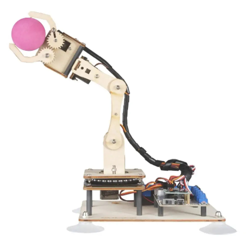 Робот Adeept Adeept 5-DOF Arduino Compatible Programmable Wooden Robot Arm Kit w/ OLED Display