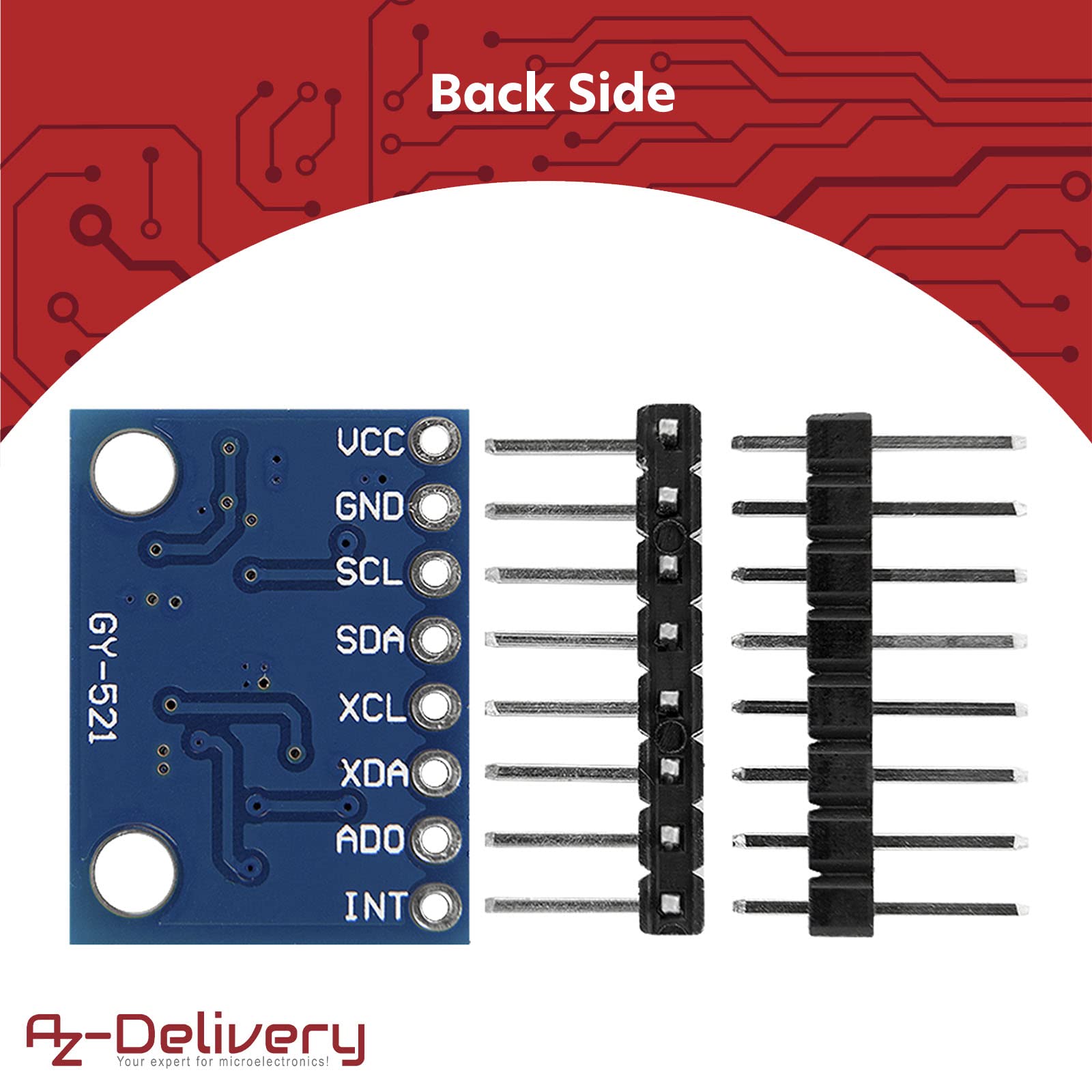arduino - beschleunigungsmesser digital 3-achsen mma7660 — фото 3