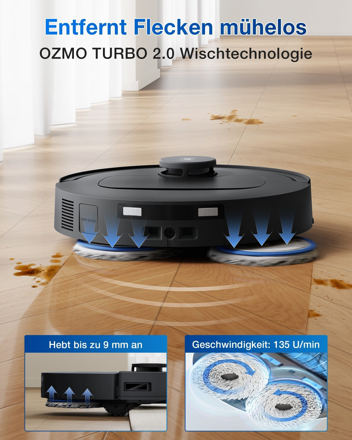 saugroboter deebot t30c gen2 schwarz — фото 3