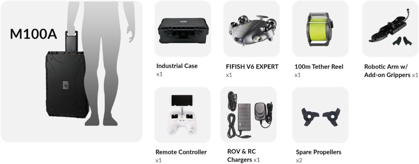Робот QYSEA FIFISH V6 Expert V6E M100A