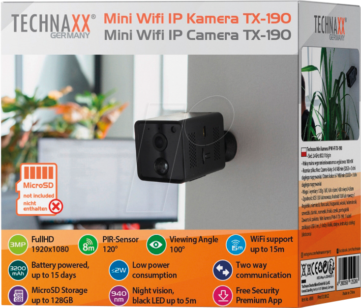 Робототехника ENABOT mobile eberwachungskamera ip wlan innen