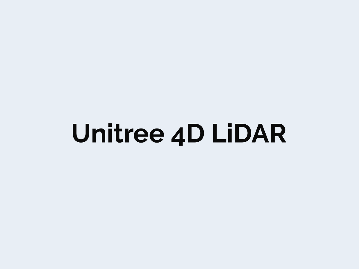 Робот Unitree Unitree 4D LiDAR
