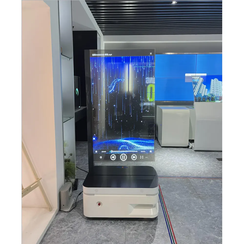 ATEAGO A1 ROS AI Advertising Robot AGV Self-Driving OLED LCD Display Mobile Base Marketing Promotion — фото 2