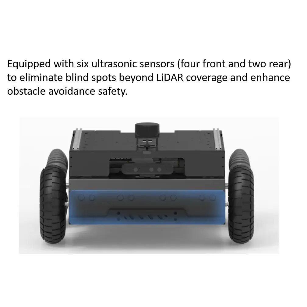 ROS2 Mobile Robot Platform with Industrial Omni Wheels, Ultrasonic Sensors-Orin NX Super - (Ultra) — фото 6