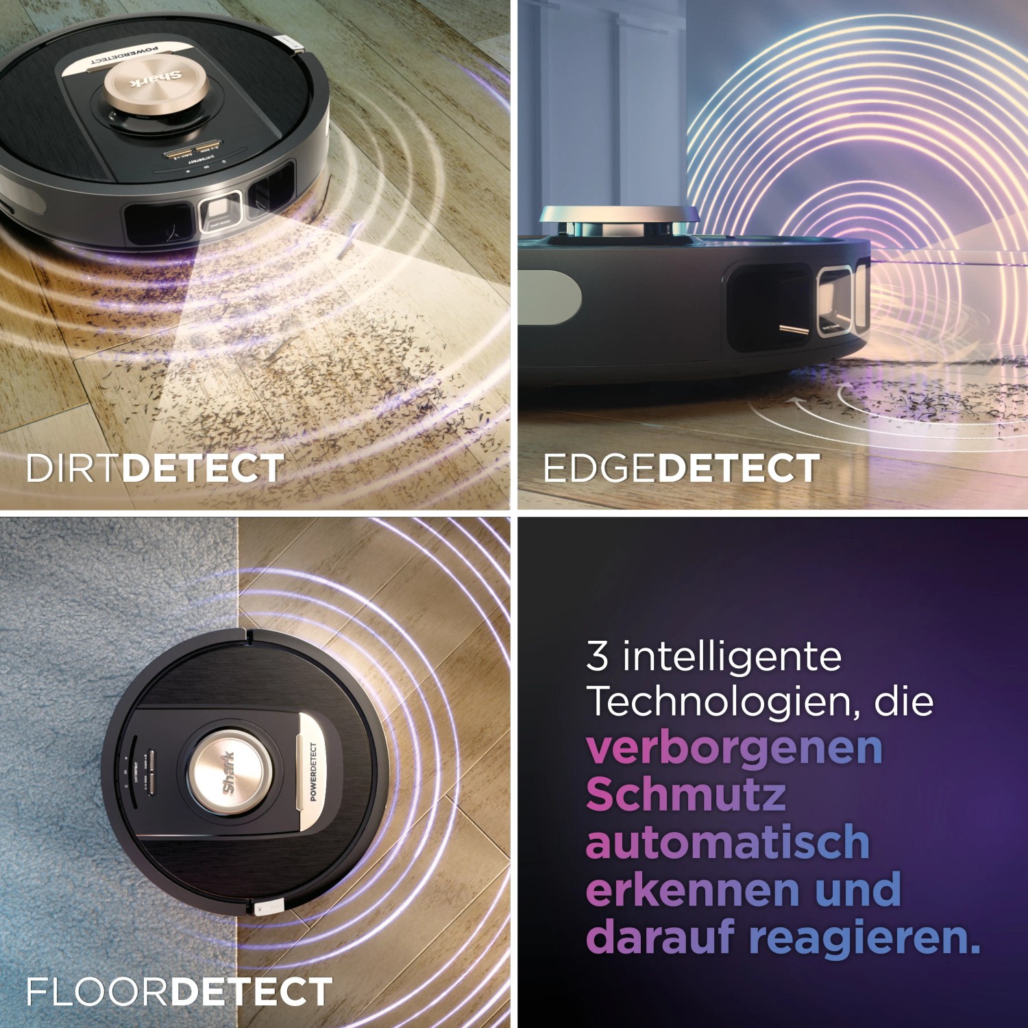 Робот SHARK saugroboter powerdetect schwarz