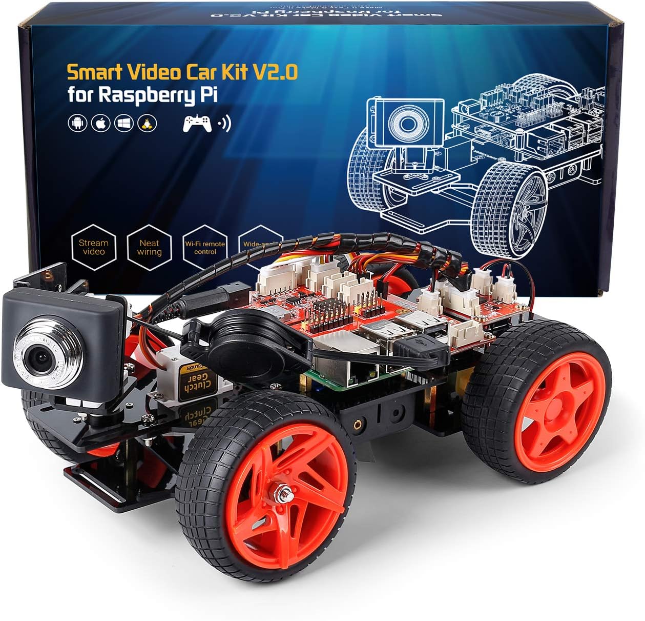 3-in-1-autokit fuer raspberry pi pi 4 3 modell b b — фото 5
