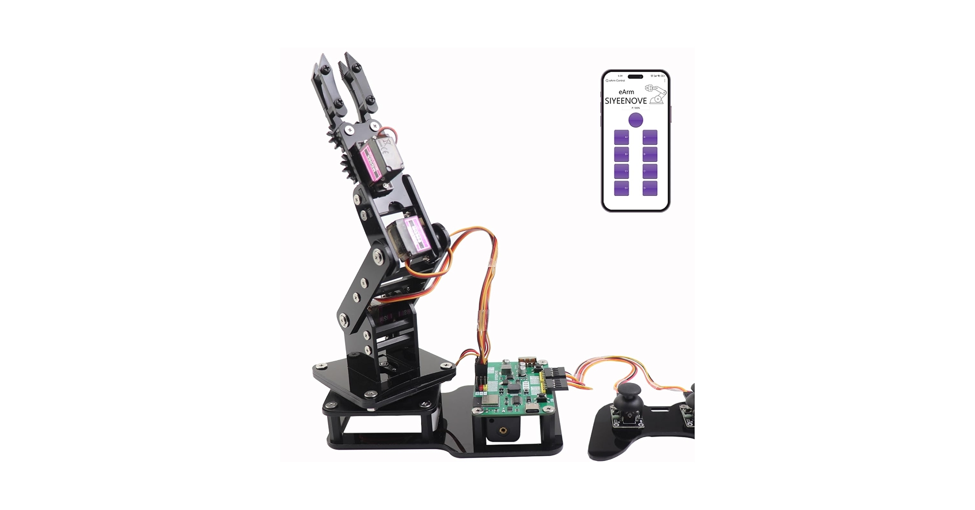 joystick-gesteuertes 4dof kletterarm-kit acryl — фото 3