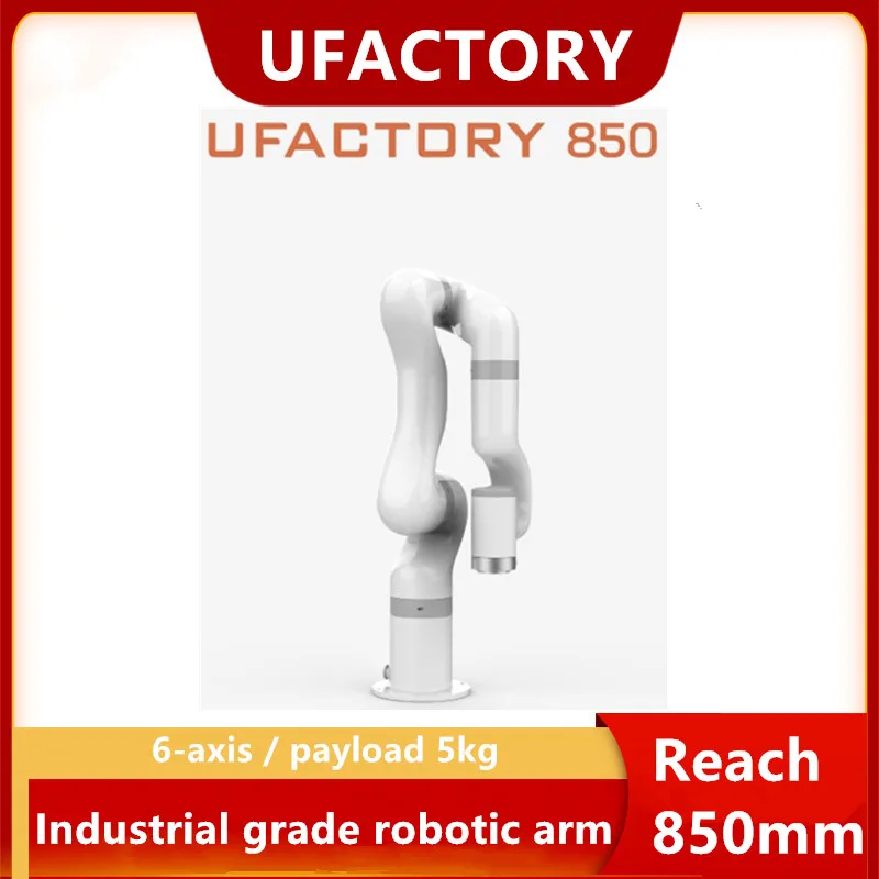 UFACTORY 850 6-DoF Robotic Arm (850mm) w/ DC Control Box & 2m Cables — фото 6