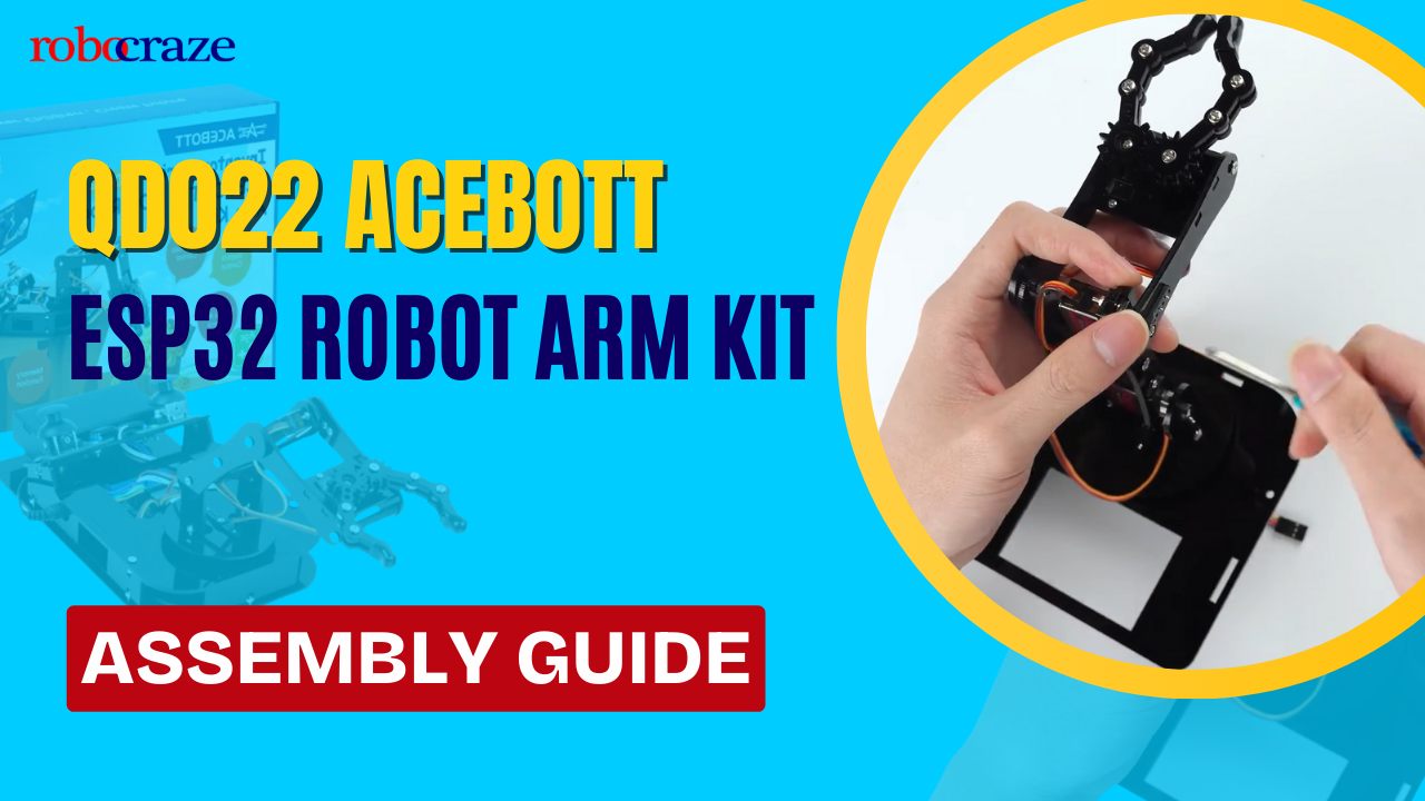 acebott tinkerbott - roboterarm-kit esp32 — фото 4
