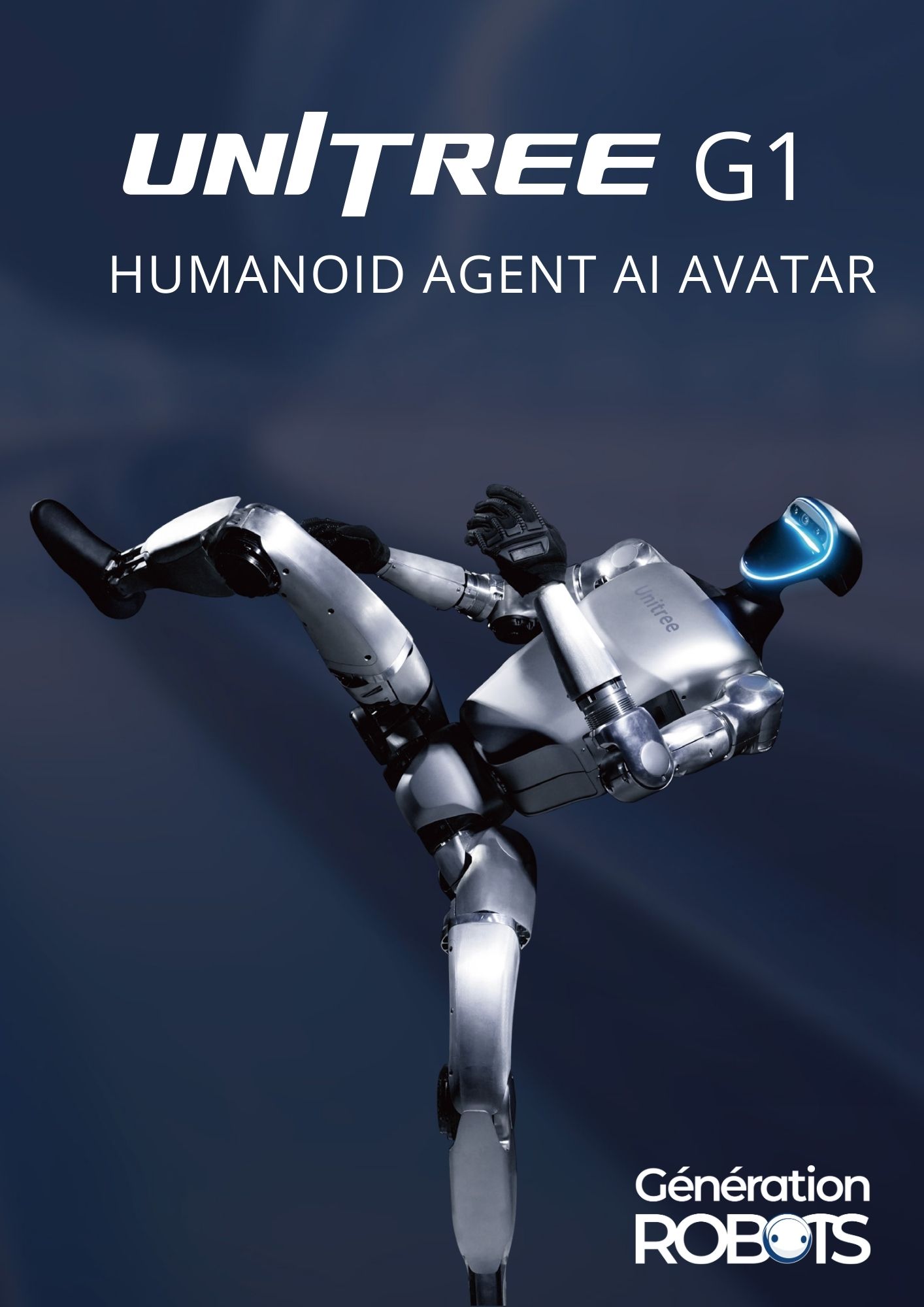 Робот UNITREE unitree g1d - humanoider roboter u3 standard c