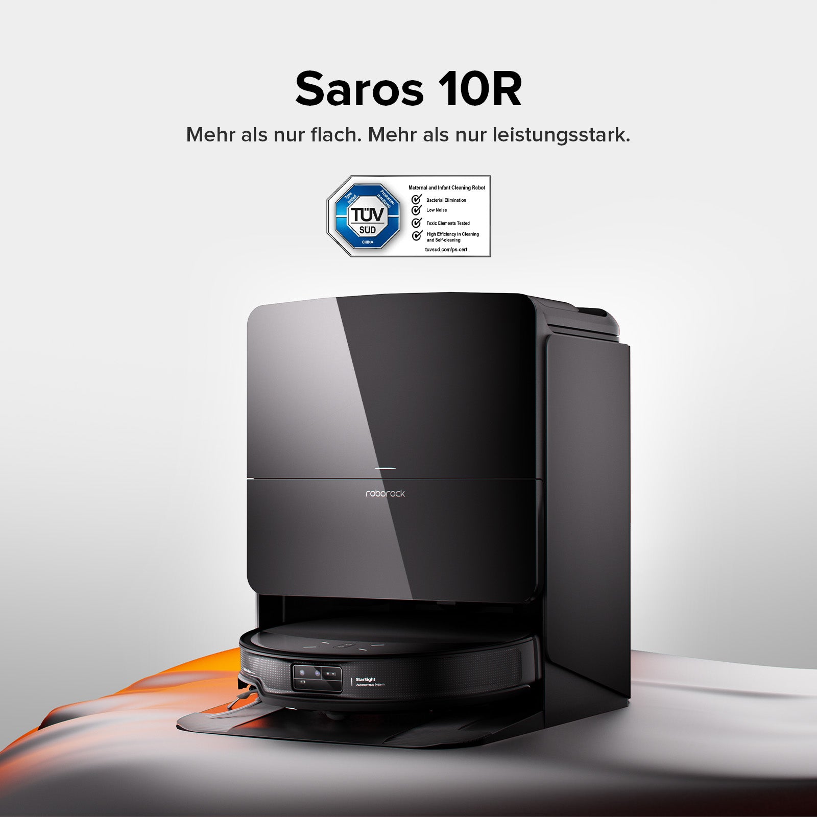 Робот Roborock Saros 10 White Saugroboter Roborock