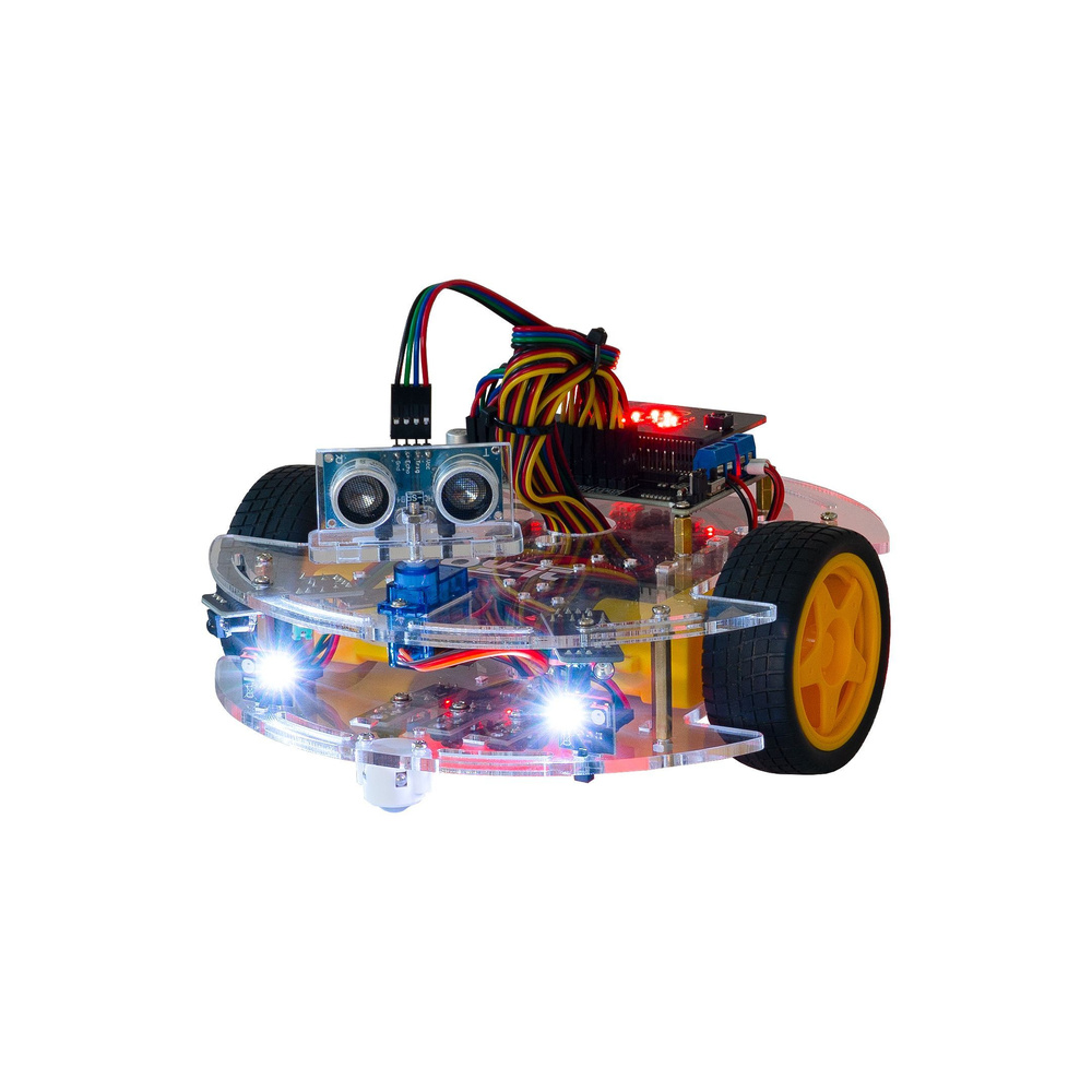 Робототехника JOY-IT roboter fahrgestell kit fuer alle arduino systeme