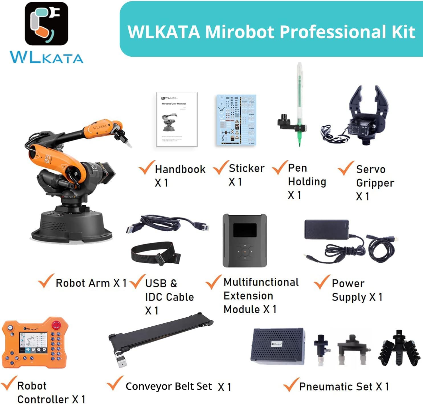 WLKATA Conveyor Belt Set for Mirobot — фото 6