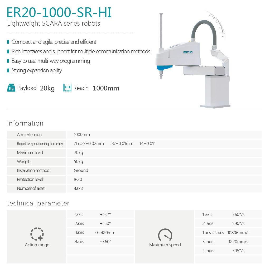 Робот Estun Automation ER20-1000-SR-HI