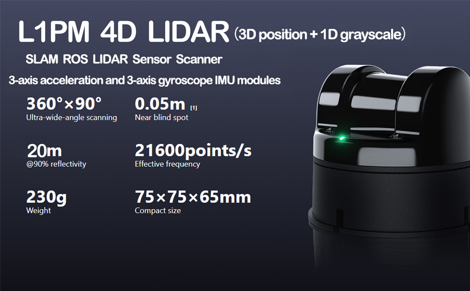 Робототехника ROBOSENSE nahbereichs-lidar 100m 360 x 90