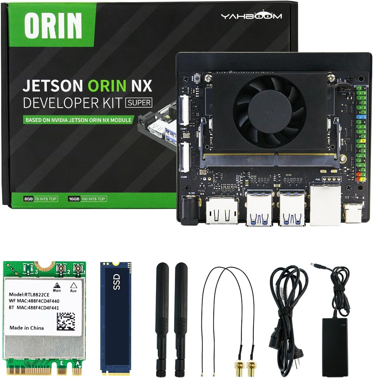 nvidia jetson orin nx 6x 2 ghz 70 tops 8 gb ddr5 — фото 5