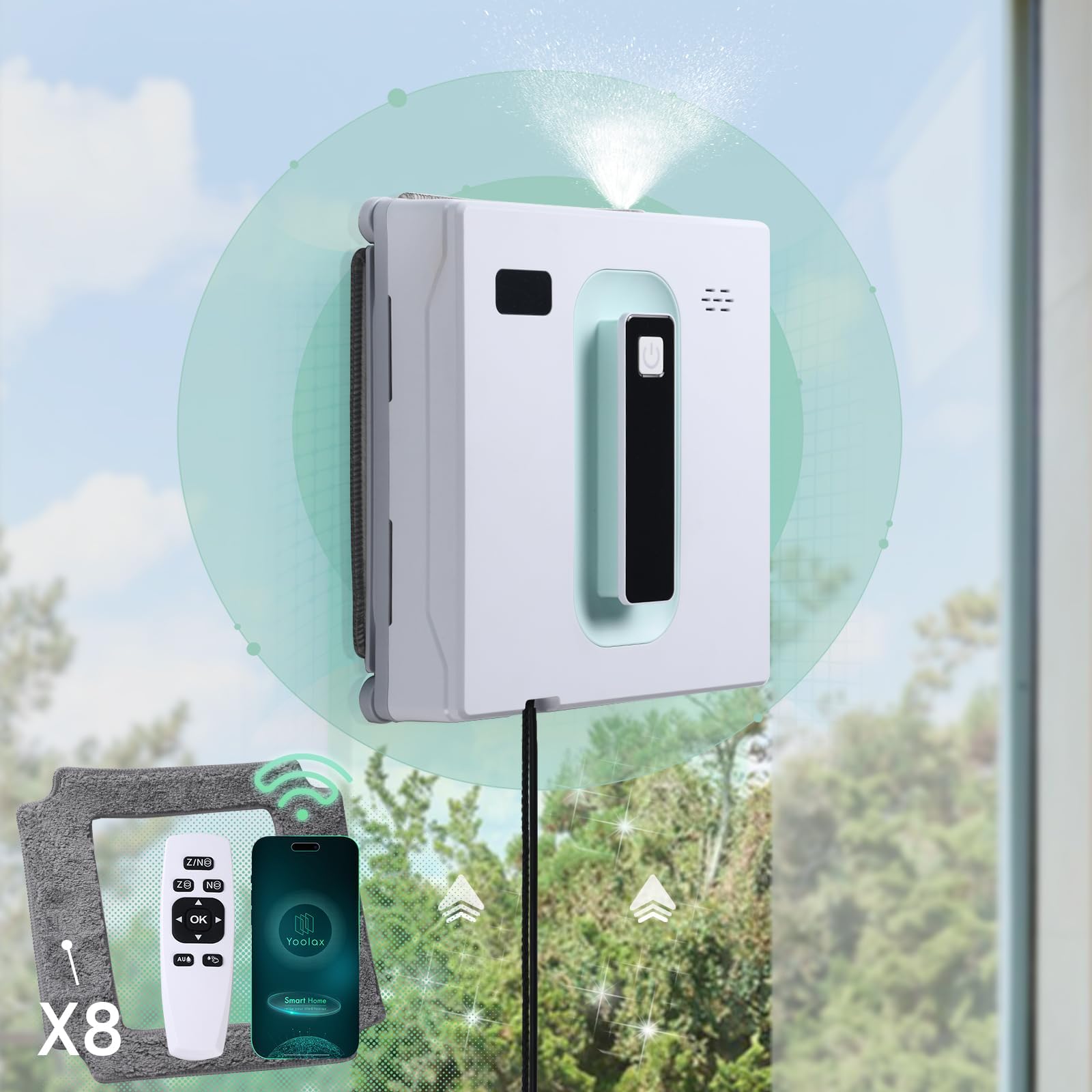 Робототехника LIFENAXX fensterreinigungsroboter lx-055 72 w