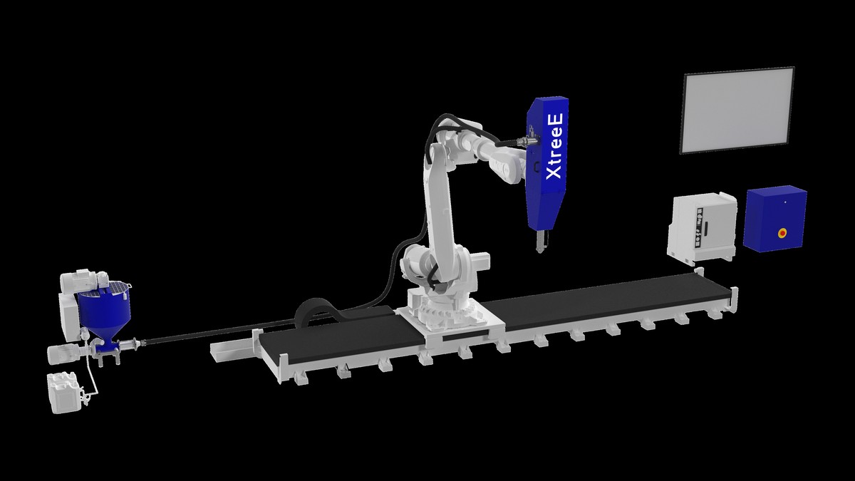 Робот XtreeE Multi-Scale Printer