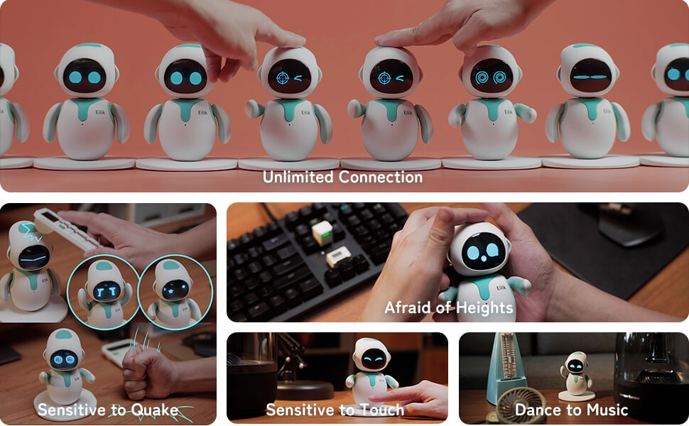 Energize Lab Emotional intelligenter Begleitroboter EIlik blau — фото 4
