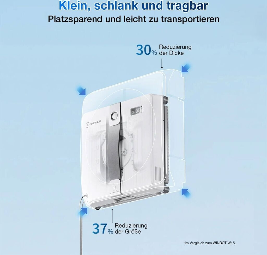 ECOVACS Fensterputzroboter WINBOT Mini grau — фото 2