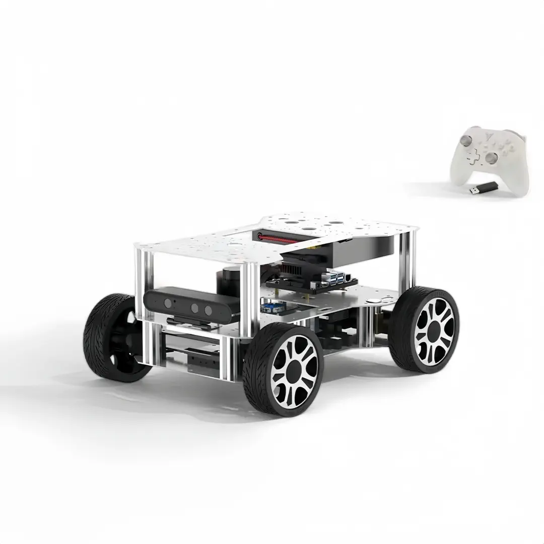 Researchbot：Embodied AI ROS2 Mobile Robot Platform with LLM, LiDAR SLAM, Semantic Navigation（ACM-Premium Oscillating Axle Suspension-Orin Nano Super -8GB-PRO) — фото 3
