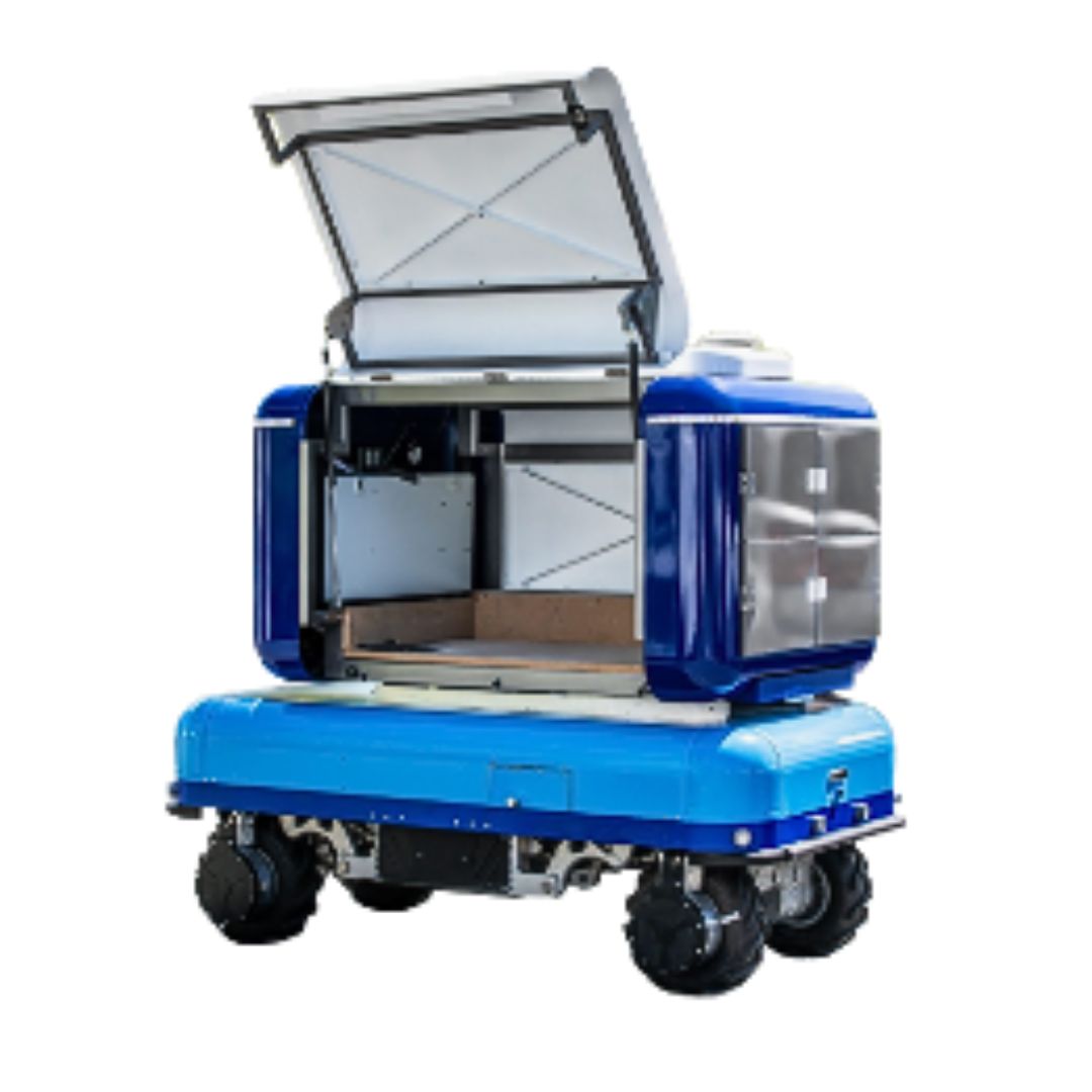 Робот Unknown UHA Kompai Rob Autonomous Omnidirectional Logistics Delivery Robot...