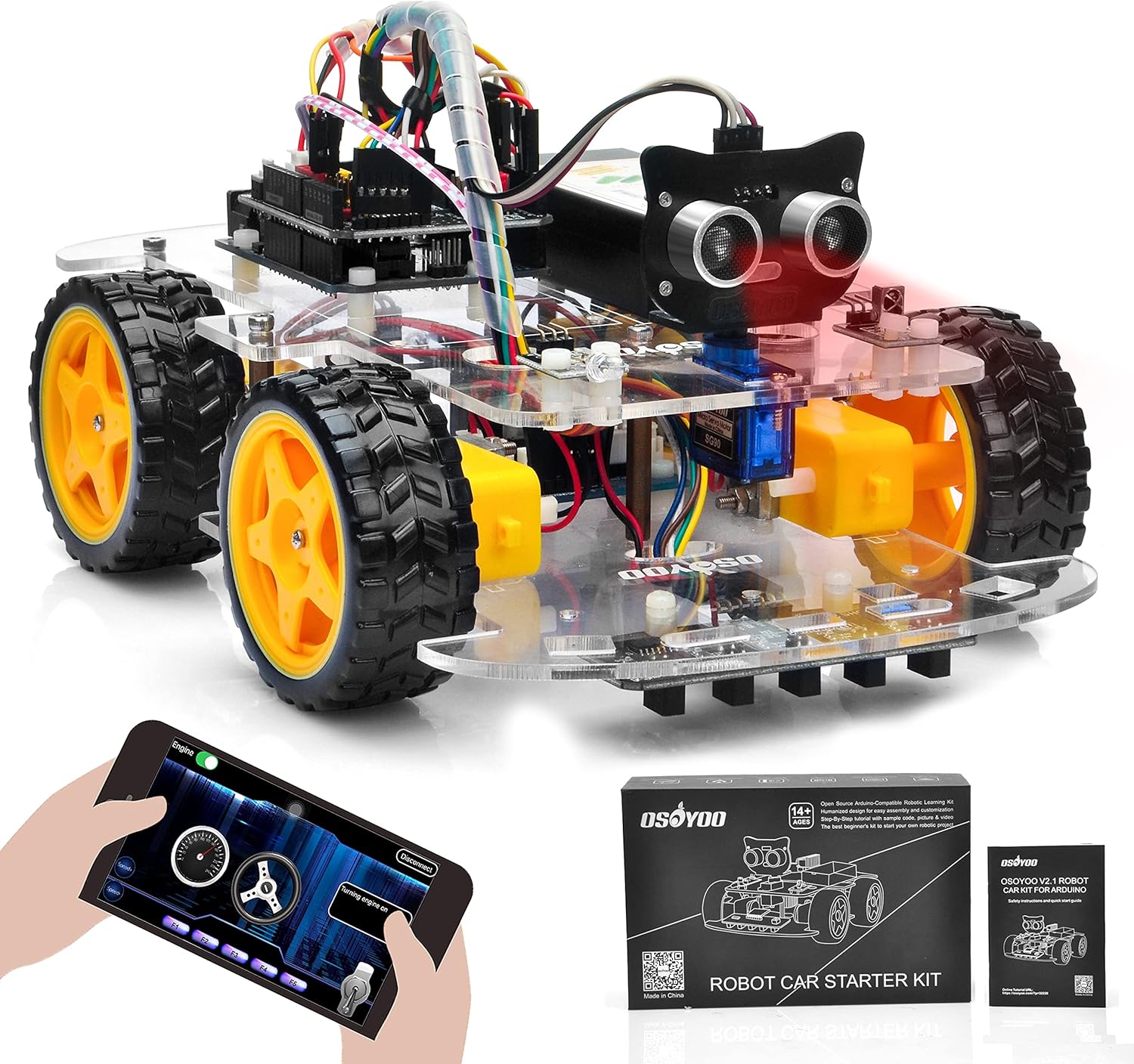 roboter fahrgestell kit fuer alle arduino systeme — фото 6